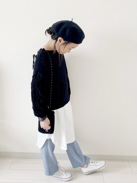 miyuuu.さん（キッズ・128cm）の冬コーディネート