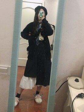 「SPAO（スパオ）のアイテム（その他アウター）」を使った、vandanceさん（レディース・162cm）の冬コーディネート