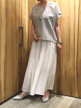 「最高パンプス」｜namikiayaさん（レディース・161cm）の夏コーディネート