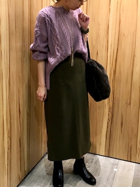 namikiayaさん(レディース・161cm)の冬コーディネート