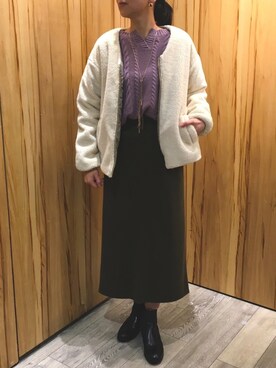 namikiayaさん(レディース・161cm)の冬コーディネート