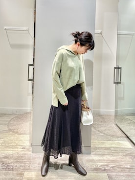 namikiayaさん（レディース・161cm）の冬コーディネート