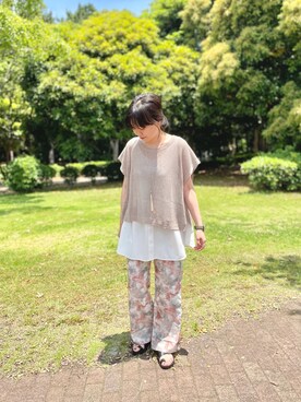 namikiayaさん（レディース・161cm）の夏コーディネート