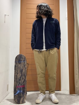 「SILAS(サイラス)のアイテム(その他アウター)」を使った、Atsushi Noguchiさん(メンズ・172cm)の冬コーディネート