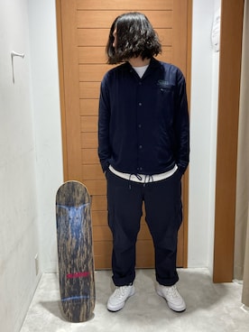 「SILAS(サイラス)のアイテム(その他アウター)」を使った、Atsushi Noguchiさん(メンズ・172cm)の春コーディネート