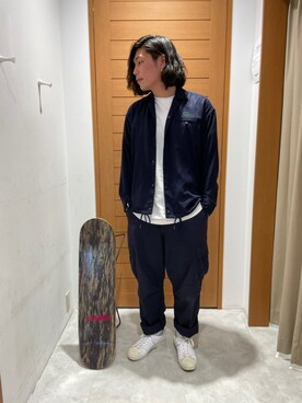 「SILAS(サイラス)のアイテム(その他アウター)」を使った、Atsushi Noguchiさん(メンズ・172cm)の春コーディネート