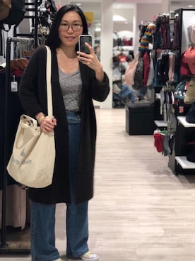 「earthtone」｜「アイテム（アクセサリー）」を使った、Yukki Liさん（レディース・158cm）の春コーディネート