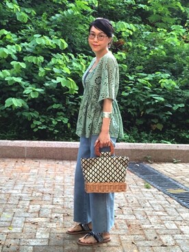 「Maple（メープル）のアイテム」を使った、Yukki Liさん（レディース・158cm）の秋コーディネート