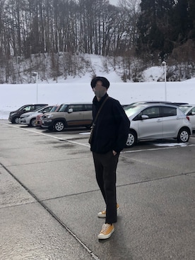 「Steven Alan（スティーブンアラン）のアイテム（ブルゾン）」を使った、edaさん（メンズ・183cm）の春コーディネート