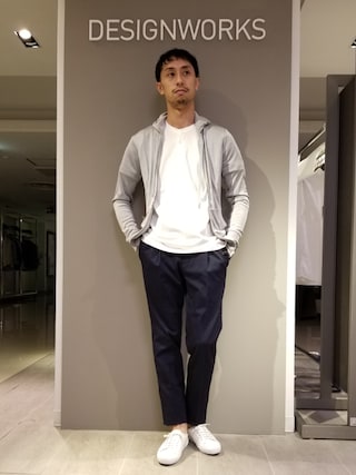 DESIGNWORKS（デザインワークス）の「シルクスムース ZIPフーディー
