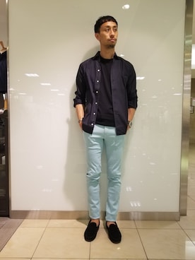 「デザインワークス」｜ナカモトさん（メンズ・177cm）の夏コーディネート