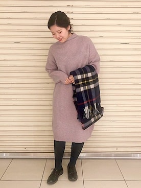 Dot&Stripes CHILDWOMANさん(レディース・160cm)の冬コーディネート