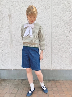 Dot&Stripes CHILDWOMANさん(レディース・160cm)の春コーディネート
