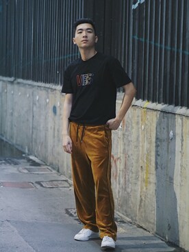 「TOPMAN（トップマン）のアイテム（パンツ）」を使った、wearinmindさん（メンズ・178cm）の秋コーディネート