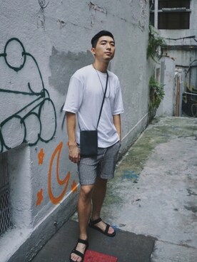 「cotton on（コットンオン）のアイテム」を使った、wearinmindさん（メンズ・178cm）の秋コーディネート