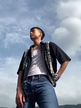「hawaii」｜wearinmindさん（メンズ・178cm）の秋コーディネート