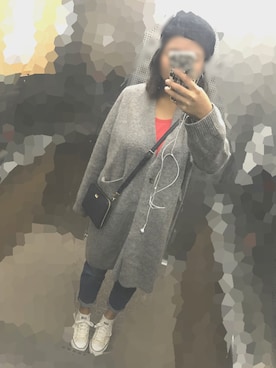 「ANAP（アナップ）のアイテム（ハンチング/ベレー帽）」を使った、KONaさん（レディース・164cm）の秋コーディネート