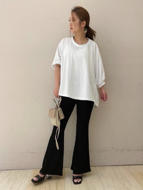 新品　リブフレアパンツ セール】リブフレアパンツ（その他パンツ）｜SPIRALGIRL