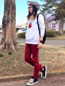 Keisuke Valentineさん（メンズ・174cm）の春コーディネート