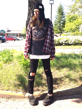 Keisuke Valentineさん（メンズ・174cm）の春コーディネート