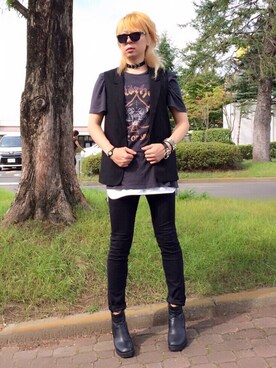 Keisuke Valentineさん（メンズ・174cm）の秋コーディネート