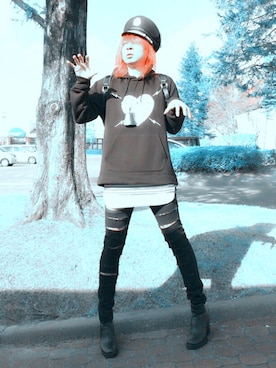 Keisuke Valentineさん（メンズ・174cm）の秋コーディネート