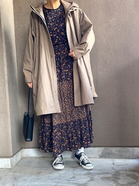 花柄ワンピース の人気ファッションコーディネート 髪型 ベリーショートヘアー Wear