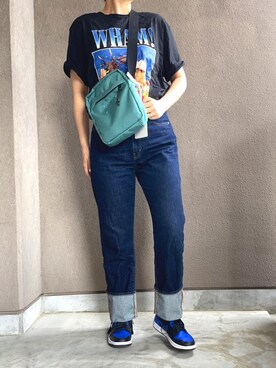 Tシャツ カットソーを使った エアジョーダン のレディース人気ファッションコーディネート Wear