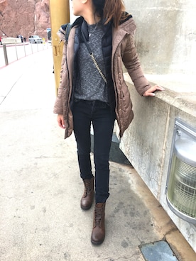 「winterfashion」｜Cathy_Haさん（レディース・165cm）の冬コーディネート