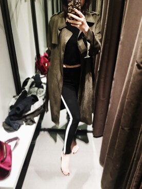 「trench_coat」｜Cathy_Haさん（レディース・165cm）の秋コーディネート