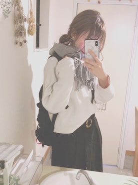 mon.さん（レディース・159cm）の冬コーディネート