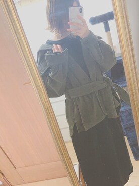 mon.さん（レディース・159cm）の冬コーディネート