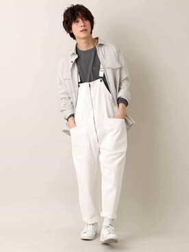 「MK MICHEL KLEIN HOMME （エムケーミッシェルクランオム）のアイテム」を使った、MK MICHEL KLEIN hommeさん（メンズ・175cm）の春コーディネート