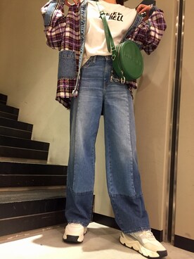 「DIESEL OSAKA」｜「アイテム（ジャケット/アウター）」を使った、チョリさん（レディース・163cm）の夏コーディネート