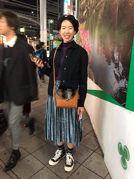 「アイテム（PC・スマホグッズ/家電）」を使った、tamさん（レディース・164cm・20代）の春コーディネート