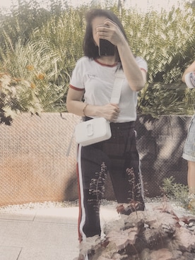 「trackpants」｜JJさん（レディース・160cm）の夏コーディネート