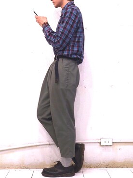 「Ralph Lauren」｜「アイテム（その他シューズ）」を使った、ほりほりさん（メンズ・184cm）の春コーディネート