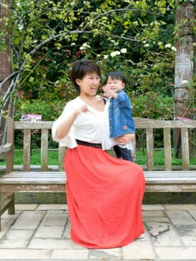 「H&M（エイチ・アンド・エム）のアイテム（ワンピース/ドレス）」を使った、男子助さん（レディース・159cm）の冬コーディネート