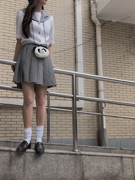 蹲下来一米九さんのコーディネート