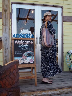 シャツワンピースを使った 沖縄旅行 のレディース人気ファッションコーディネート Wear
