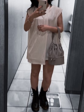 「Settimissimo（セッティミッシモ）のアイテム（バッグ）」を使った、tenさん（レディース・154cm）の夏コーディネート