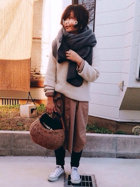 hoho𓆸さん（レディース・155cm）の冬コーディネート