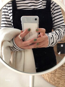 「平成最後のWEARISTAセンバツ」｜「アイテム（福袋/福箱）」を使った、hoho𓆸さん（レディース・154cm）の春コーディネート