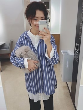 「クルクルヘアー」｜hoho𓆸さん（レディース・154cm）の秋コーディネート