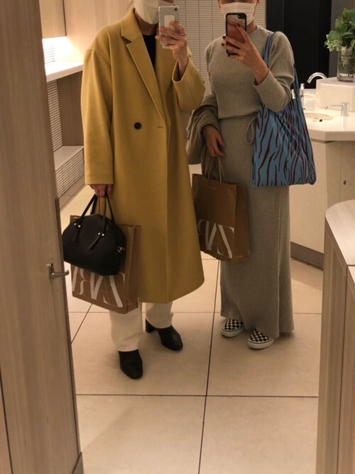 Azul By Moussy アズールバイマウジー のチェスターコートを使った人気ファッションコーディネート Earch