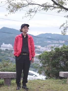 「ESSAY（エッセイ）のアイテム（ジャケット/アウター）」を使った、チョカオさん（メンズ・170cm）の冬コーディネート