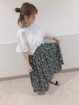 「おしゃれになりたい」｜なぽんさん（レディース・150cm）の夏コーディネート
