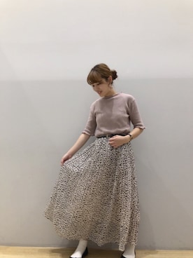 「くすみピンク」｜なぽんさん（レディース・150cm）の夏コーディネート