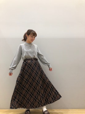 なぽんさん（レディース・150cm）の秋コーディネート