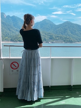 「MARIHA（マリハ）のアイテム」を使った、なぽんさん（レディース・150cm）の夏コーディネート